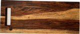 Mountain Woods Natural Brown Organic Edge-Grain Hardwood Sheesham wooden Server/Cutting Board, 22”X9”X1” (Maximum 5 Per Order Please.)