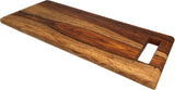 Mountain Woods Natural Brown Organic Edge-Grain Hardwood Sheesham wooden Server/Cutting Board, 22”X9”X1” (Maximum 5 Per Order Please.)