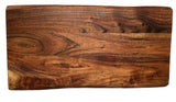 Mountain Woods Brown Hand Crafted Live Edge Acacia Cutting Board/Serving Tray - 20" (﻿Maximum 5 Per Order Please.)