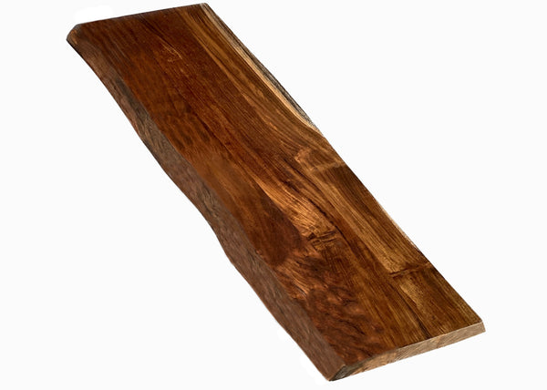 Mountain Woods Brown Hand Crafted LIVE EDGE Acacia Cutting Board
