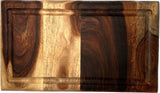 Mountain Woods Brown Large Organic Hardwood Sheesham Cutting Board w/ Juice groove - 19" (﻿Maximum 5 Per Order Please.)