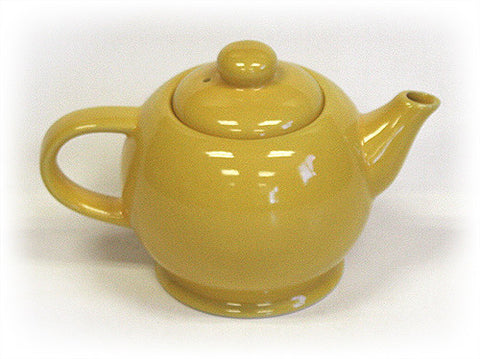 Hues & Brews Yellow 14 Oz. Sunflower Teapot For One - 6.5"