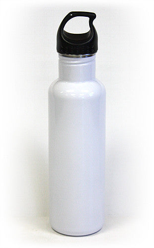 White Stainless Steel Water Bottle