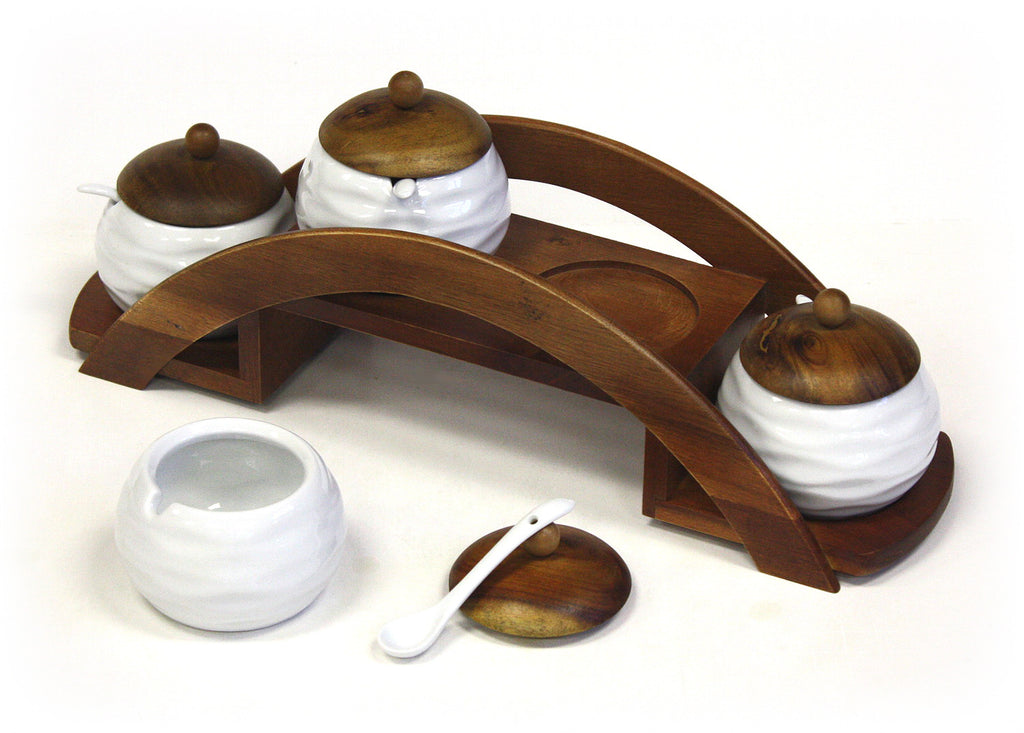 Condiment & Spice Jar Serving Set by Mountain Woods