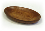 Mountain Woods 7.5" X 5" Artisan Crafted Organic Oval Shaped Acacia Serving Plate / Charger