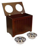 Mountain Woods Chocolate Brown Pet Food Server and Storage Box 2