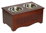 Mountain Woods Chocolate Brown Pet Food Server and Storage Box 1