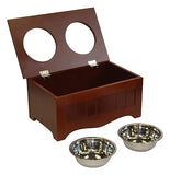 Mountain Woods Chocolate Brown Pet Food Server and Storage Box 2