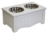 APetProject Small Winter White Pet Food Server & Storage Box *Also available in Chocolate Brown* - LIMIT 1 PER ORDER