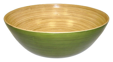 Simply Bamboo Glossy Celadon Green Bamboo Bowl 1