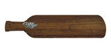Simply Bamboo Large Grape Vine Artisan Crafted Carbonized Bamboo Paddle Cutting and Serving Board 2