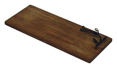 Simply Bamboo Brown Kona Berries Artisan Crafted Carbonized Bamboo Cutting & Serving Board 1