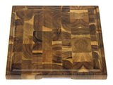Mountain Woods Brown Extra Large Organic End-Grain Hardwood Acacia Cutting Board w/ Juice groove 2
