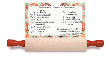 Rolling Pin Recipe Card Holder