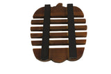 Handmade Adorable Tomato Teak Wood Trivet for Hot Dishes, Pot Pan or Tea Pot Holder, Approximately 8.5”X 7”