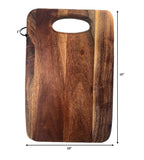 Mountain Woods Brown Acacia Hardwood Cutting and Serving Board - 15"