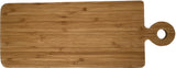 Simply Bamboo Natural Brown Organic Edge-Grain bamboo wood Paddle Server/Cutting Board, 16”X6”X.750”