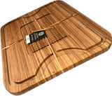 Organic Extra Large Bamboo Cutting Board - Reversible Large Wooden Cutting Boards for Kitchen – Reversible Cutting Board with Juice Groove – 20” (L) X 15.75” (W) X 0.75” (D)