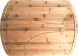 Simply Bamboo Brown Bamboo Carving, Chopping, & Serving Board w/ Juice Grooves - 20.88"