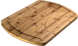 Simply Bamboo Brown Bamboo Carving, Chopping, & Serving Board w/ Juice Grooves - 20.88"