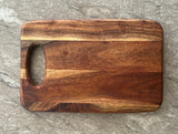 Mountain Woods Brown Acacia Hardwood Cutting and Serving Board - 15"