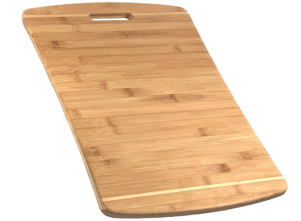 Cutting Boards: Organic Bamboo Cutting Board with Juice Grooves