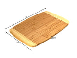 Simply Bamboo Brown Napa Bamboo Cutting Board - 15"