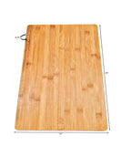 Large Bamboo Cutting Boards for Kitchen Meal Prep & Serving - Charcuterie & Chopping Butcher Block for Meat - Kitchen Gadgets Gift – Reversible Cutting Board  18“ (L) X 12" (W) X 0.75” (D)