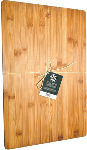 Simply Bamboo Brown Valencia Bamboo Cutting Board - 12