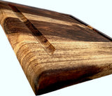 Mountain Woods Brown Organic Hardwood Sheesham Cutting Board w/ Juice groove - 11" (﻿Maximum 5 Per Order Please.)