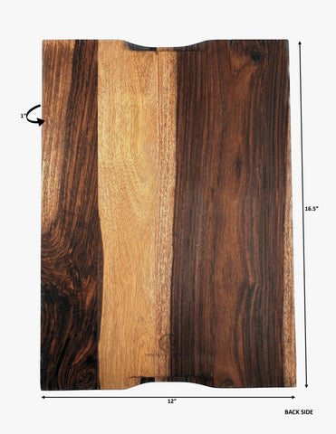 Mountain Woods Brown Hardwood Sheesham Cutting Board - 11