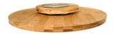 Simply Bamboo Wood Lazy Susan Kitchen Turntable 13.5 " Diameter X 1.5”H