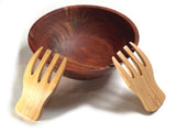 Simply Bamboo Brown Salad Hands - 7''