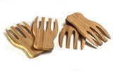 Simply Bamboo Brown Salad Hands - 7''
