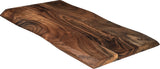 Mountain Woods Brown Hand Crafted LIVE EDGE Acacia Cutting Board/Serving Tray - 15" (﻿Maximum 5 Per Order Please.)