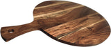 Mountain Woods Small Brown Acacia Wood Pizza Peel - 18.38" x 13" x 0.375"