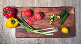 Mountain Woods Brown Hand Crafted Live Edge Acacia Cutting Board/Serving Tray - 20" (﻿Maximum 5 Per Order Please.)
