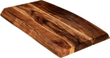 Mountain Woods Brown Hand Crafted LIVE EDGE Cutting Board/Serving Tray made with Solid Acacia Hard Wood - 16" (﻿Limit 5 Per Order)