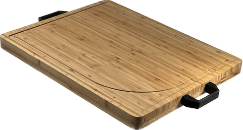 Organic Extra Large Bamboo Cutting Board - Extra Large Wood Cutting Board -  Bamboo Chopping Board for Meat Cheese and Vegetables - Large Wooden