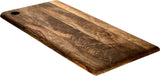 Mountain Woods Large Brown Organic Mango Hardwood Cutting or Serving Board, Hand crafted - 20 X 11 Inch