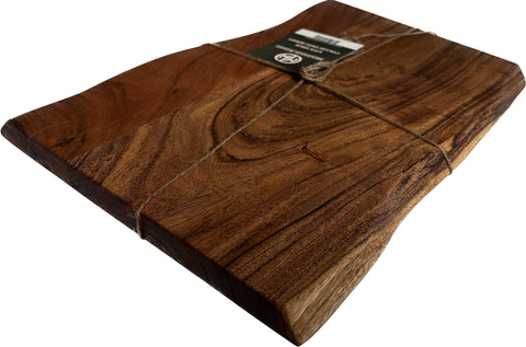 Mountain Woods Brown Hand Crafted LIVE EDGE Acacia Cutting Board |  Charcuterie Board | Serving Tray - 27(Limit 5 Per Order)