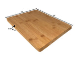 Simply Bamboo Brown Valencia Bamboo Cutting Board - 15"