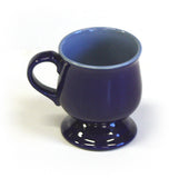 Hues & Brews Sky & Ocean Blue 4 Piece 10 Oz. Pedestal Mug Set - 4.5"