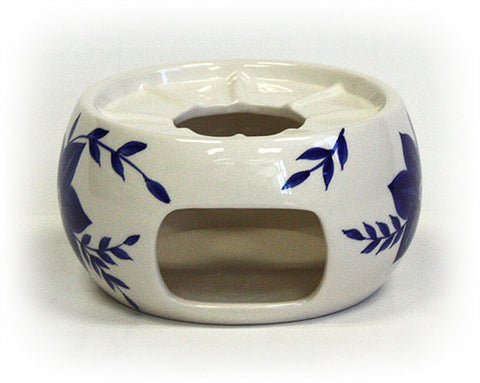 Blue Blossoms Teapot Candle Warmer