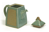 Hues & Brews Green Siam Celadon 40 Oz. Teapot - 8.5"
