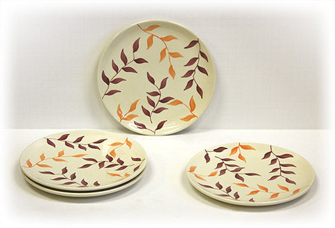 Hues & Brews 4 Piece Multi-Color Simplicity Dessert and Snack Plates 1