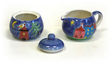 5 inch Bird Village Cream & Sugar Set 