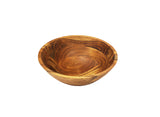 Mountain Woods 3 Piece Brown Acacia Wood Bowl and Premium Utensils Set - 12''