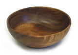 8" Acacia Hardwood Round Bowl