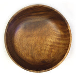 8" Acacia Hardwood Round Bowl